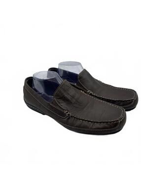 Rockport Loafer shoes Mens  A10689 Size 10 Brown Dress Shoes Flat Leather